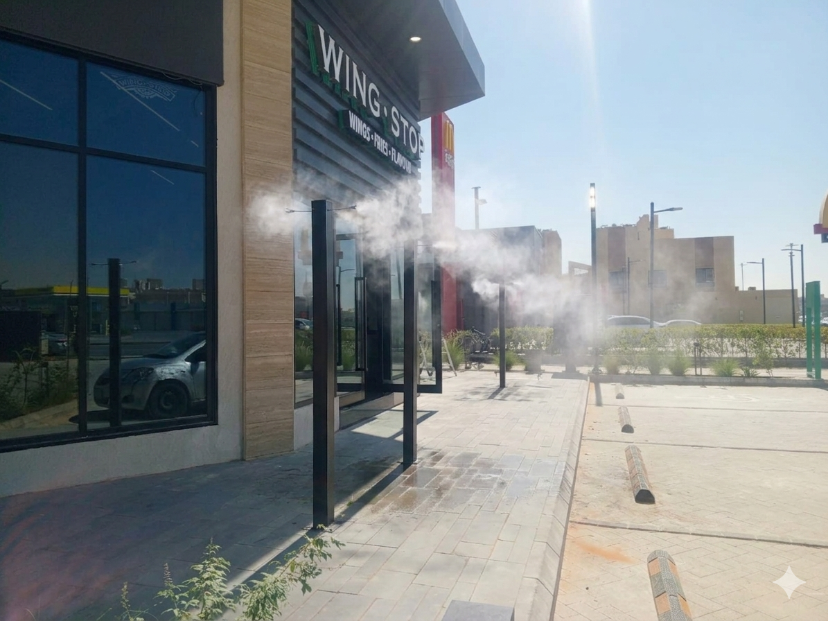 عمود ضباب رباعي شكل نخلة